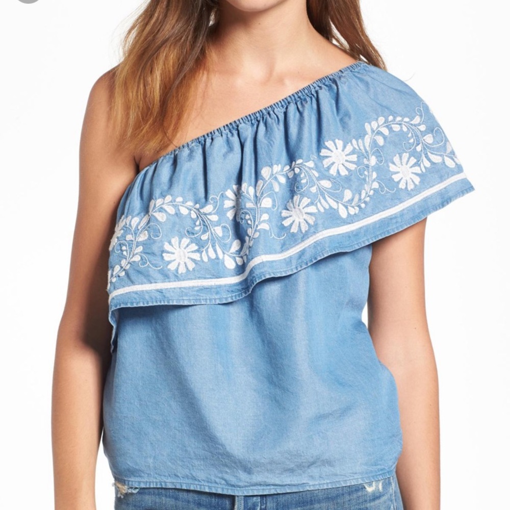 Rebecca Minkoff Off The Shoulder Top